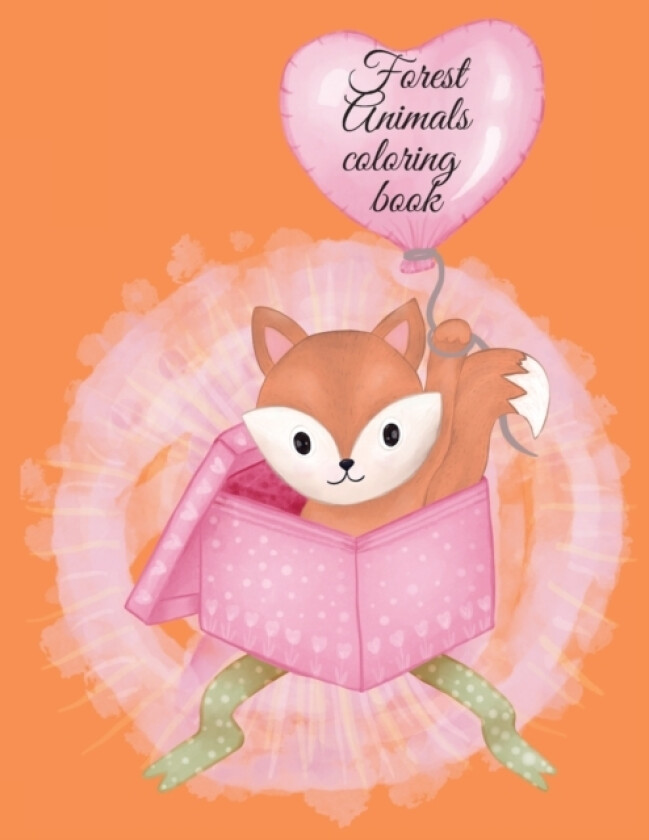 Forest animals coloring book av Cristie Publishing (Paperback)
