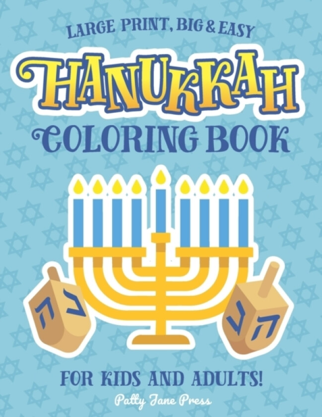 Hanukkah Coloring Book For Kids And Adults av Patty Jane Press (Paperback)