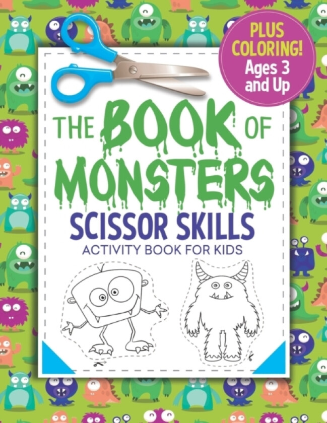 The Book of Monsters Scissor Skills Activity Book for Kids av Busy Kid Press (Paperback)