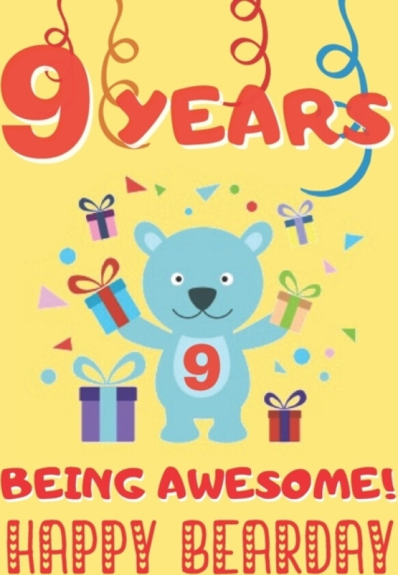9 Years Being Awesome av Inspired Notebooks, Happy Years Press (Paperback)