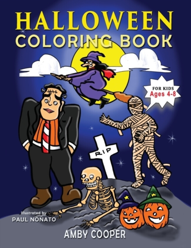 Halloween Coloring Book For Kids Ages 4-8 av Paul Nonato, Amby Cooper (Paperback)