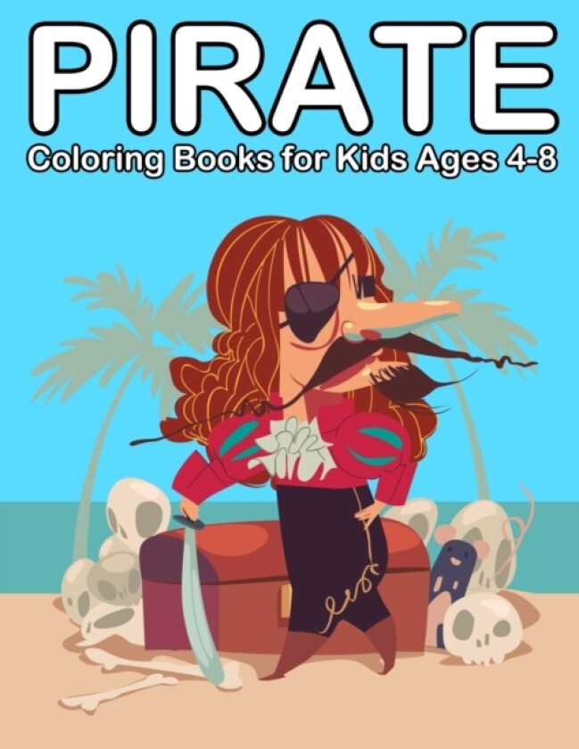 Pirate Coloring Books for Kids Ages 4-8 av Nick Marshall (Paperback)