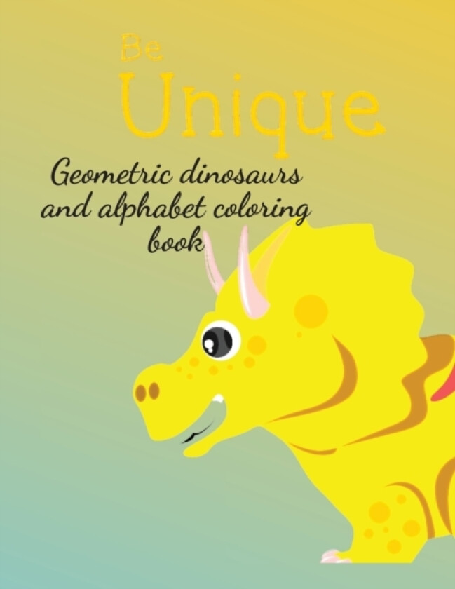 Geometric dinosaurs and alphabet coloring book av Cristie Publishing (Paperback)