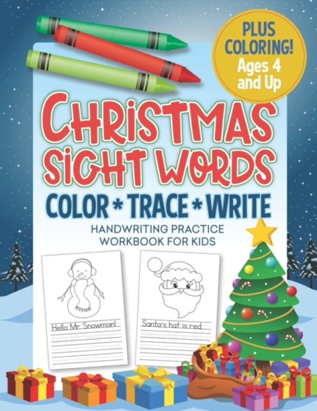 Christmas Sight Words - Handwriting Practice Workbook for Kids av Busy Kid Press (Paperback)