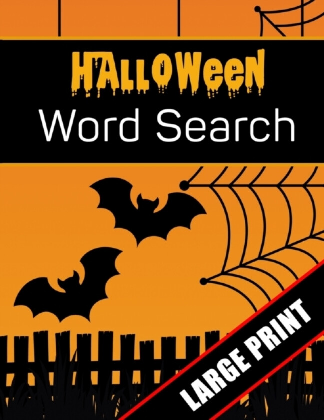 Halloween Word Search Large Print av Mario Press (Paperback)