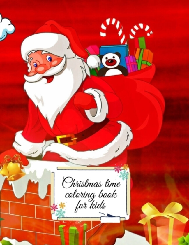 Christmas time coloring book for kids av Cristie Dozaz (Paperback)