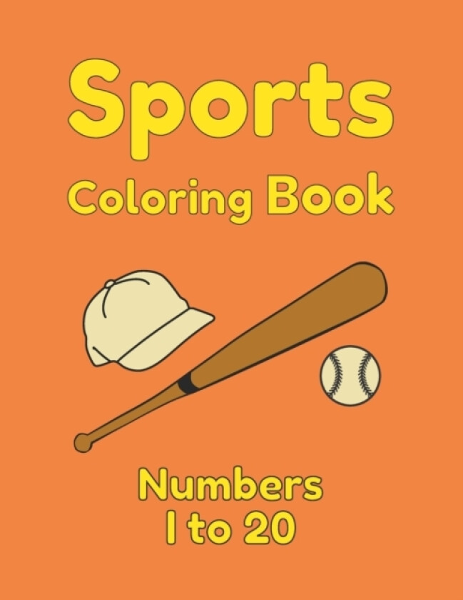 Sports Coloring Book Numbers 1 to 20 av Shannon Lee (Paperback)