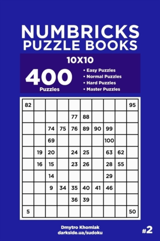 Numbricks Puzzle Books - 400 Easy to Master Puzzles 10x10 (Volume 2) av Dart Veider, Dmytro Khomiak (Paperback)