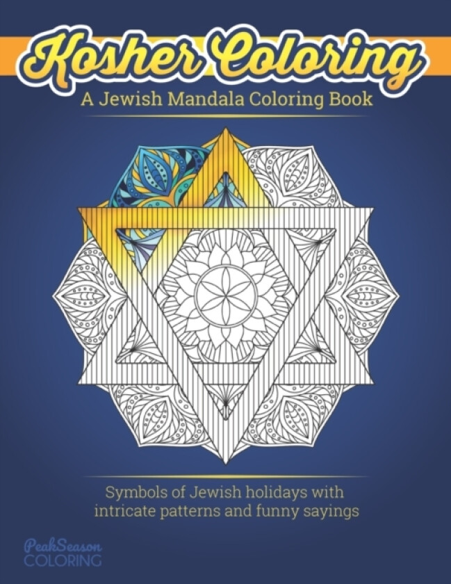 A Jewish Mandala Coloring Book av Peak Season Coloring (Paperback)