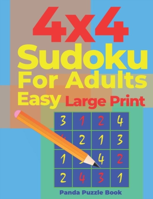 4x4 sudoku for adults Easy Large Print av Panda Puzzle Book (Paperback)