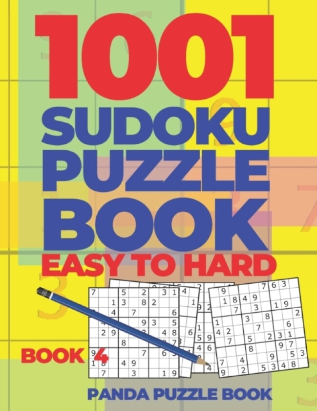 1001 Sudoku Puzzle Books Easy To Hard - Book 4 av Panda Puzzle Book (Paperback)