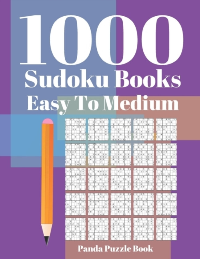 1000 Sudoku Books Easy To Medium av Panda Puzzle Book (Paperback)