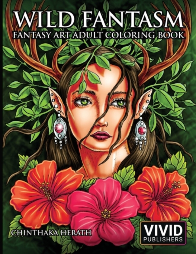 Wild Fantasm - Fantasy Art Adult Coloring Book av Intense Media, Vivid Publishers (Paperback)