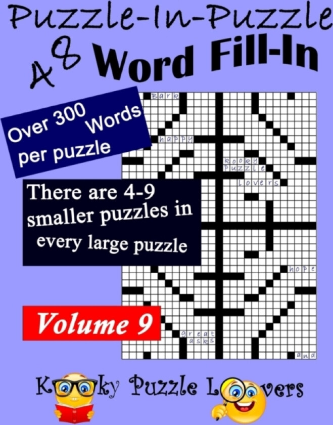 Puzzle-in-Puzzle Word Fill-In Puzzles, Volume 9 av Lora Dollar, Kooky Puzzle Lovers (Paperback)