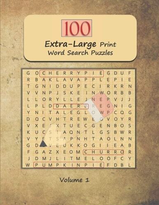 100 Extra-Large Print Word Search Puzzles av Zenkat Publishing (Paperback)