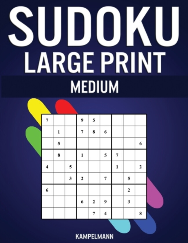 Sudoku Large Print Medium av Kampelmann (Paperback)