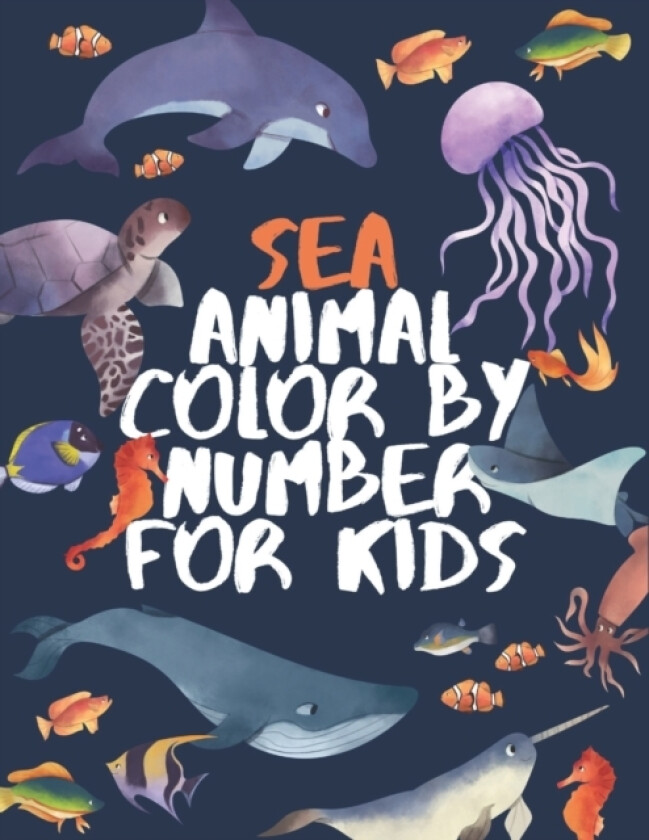 Sea Animal Color by Number for Kids av Laalpiran Publishing (Paperback)