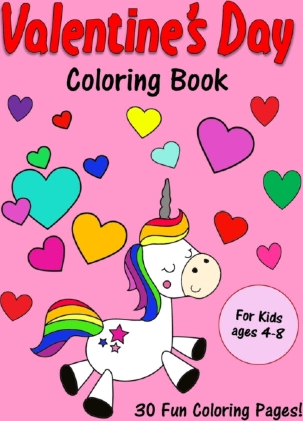 Valentine's Day Coloring Book av Bn Kids Books (Paperback)