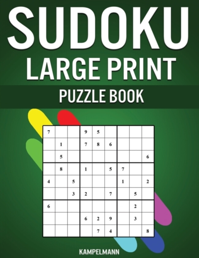 Sudoku Large Print Puzzle Book av Kampelmann (Paperback)