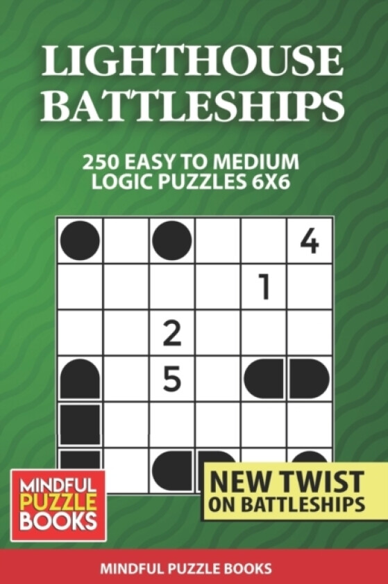 Lighthouse Battleships av Mindful Puzzle Books (Paperback)