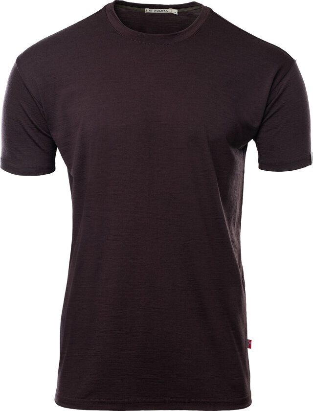 Bilde av Men's LightWool 180 Classic Tee Chocolate Plum M, Chocolate Plum