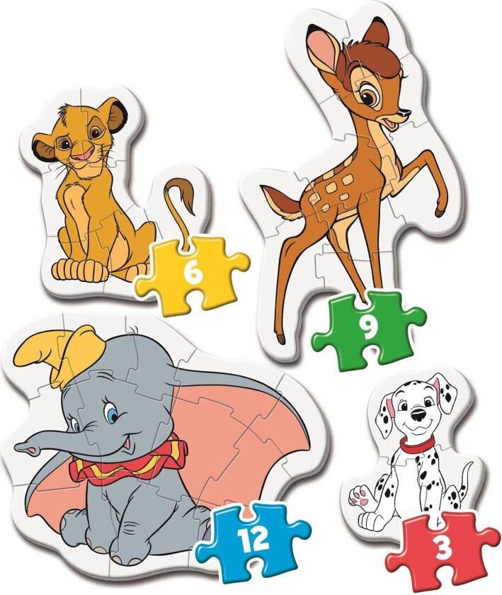 - My first puzzle 3-6-9-12 pcs - Disney Classic (20806)