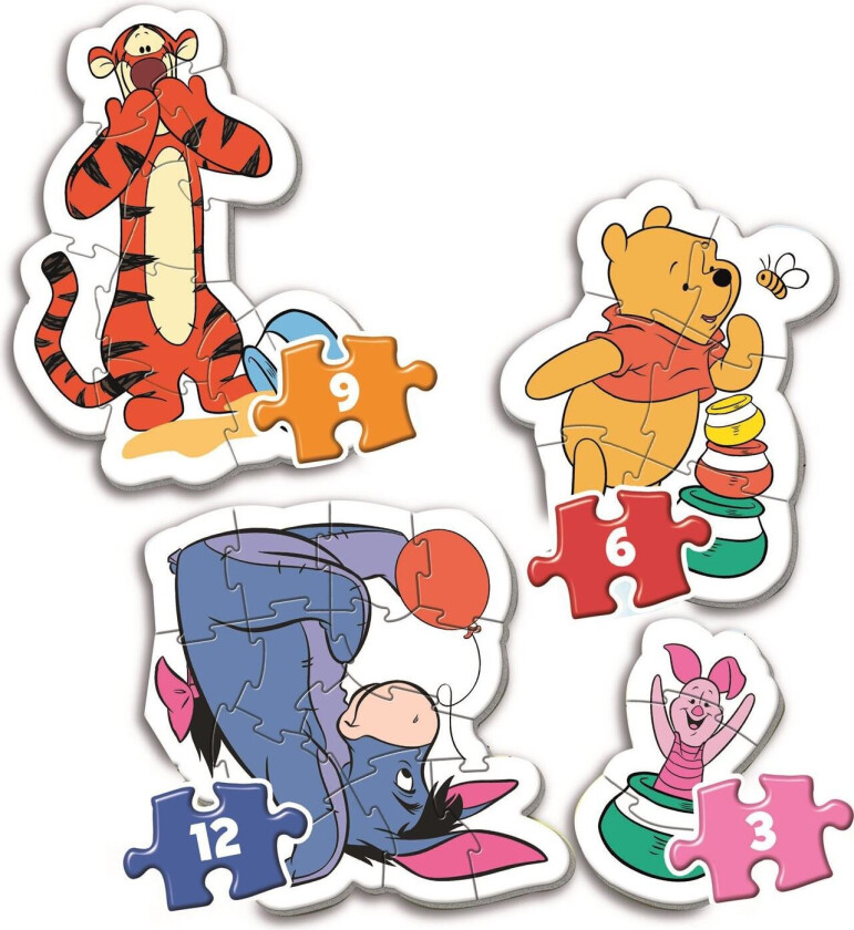 - My first puzzle 3-6-9-12 pcs - Winnie the Pooh (20820)