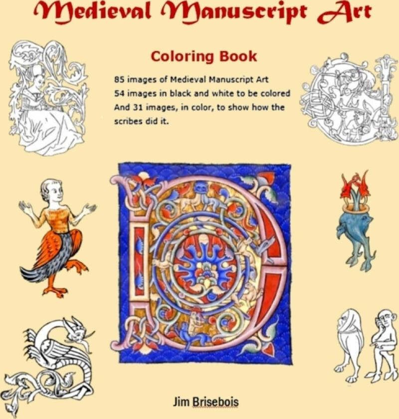 Medieval Manuscript Art Colouring Book av Jim Brisebois (Paperback)
