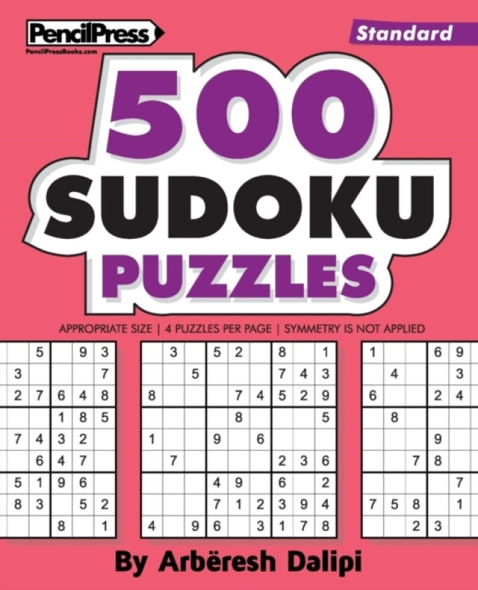500 Sudoku Puzzles av Arberesh Dalipi (Paperback)