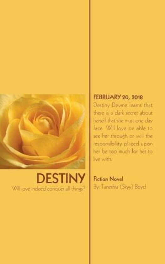 Destiny av Taneshia Boyd (Skyy) (Paperback)
