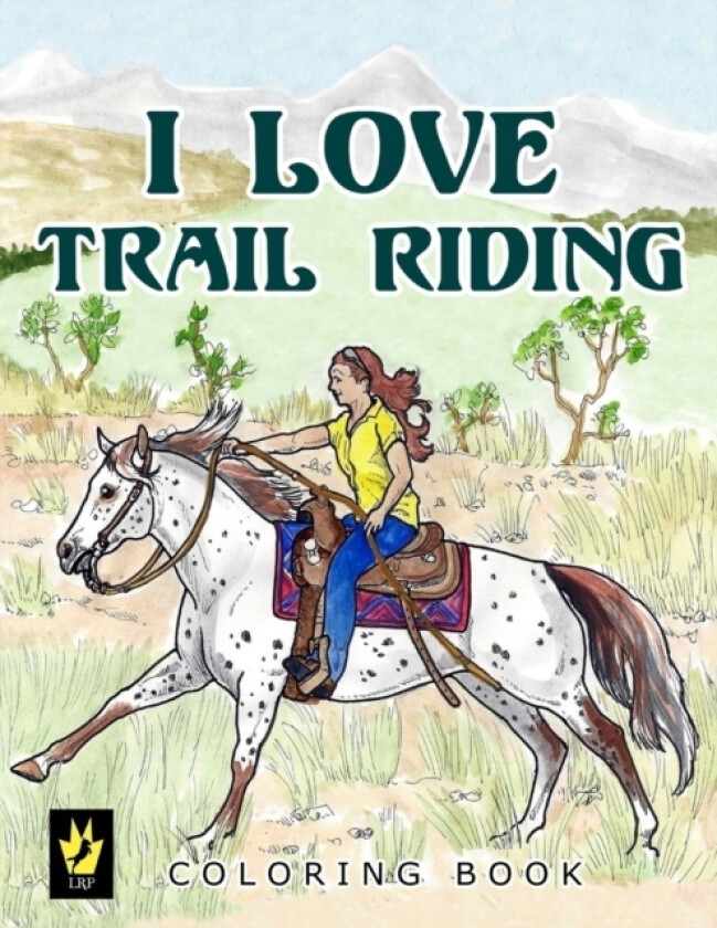 I Love Trail Riding Coloring Book av Ellen Sallas (Paperback)