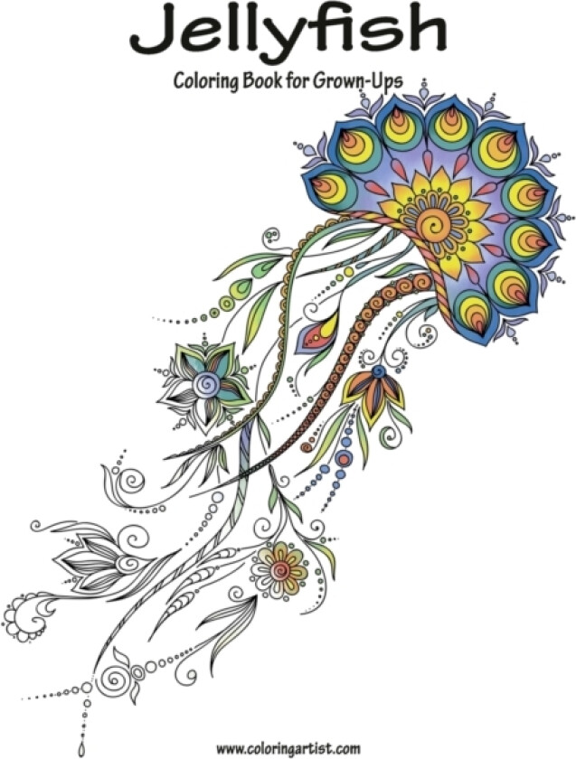 Jellyfish Coloring Book for Grown-Ups 1 av Nick Snels (Paperback)
