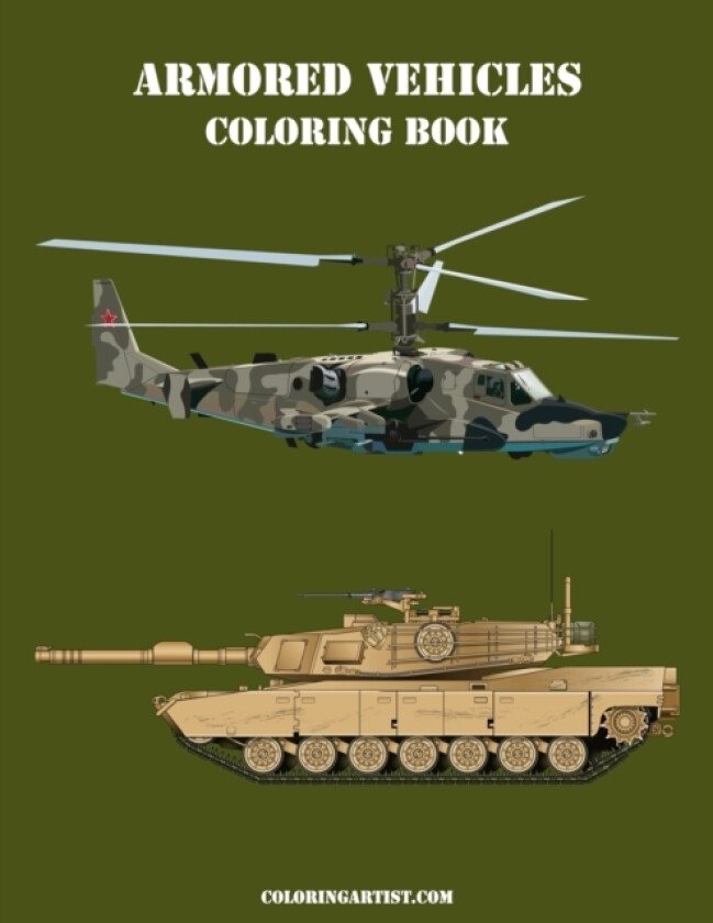 Armored Vehicles Coloring Book av Nick Snels (Paperback)