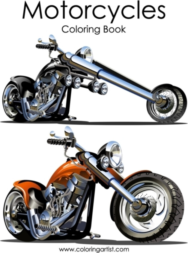 Motorcycle Coloring Book 1 av Nick Snels (Paperback)