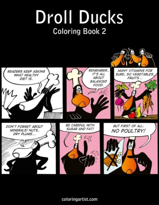 Droll Ducks Coloring Book 2 av Nick Snels (Paperback)