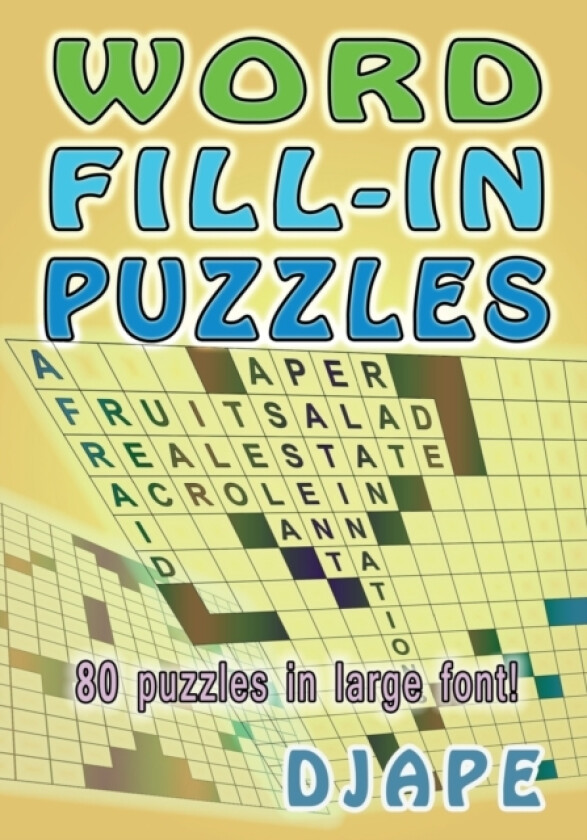 Word Fill-In Puzzles av Djape (Paperback)
