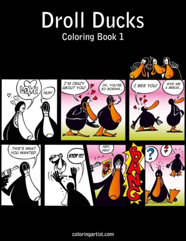 Droll Ducks Coloring Book 1 av Nick Snels (Paperback)