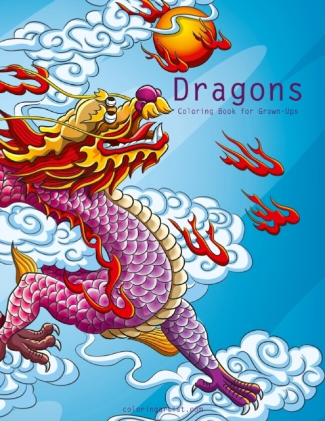 Dragons Coloring Book for Grown-Ups 1 av Nick Snels (Paperback)