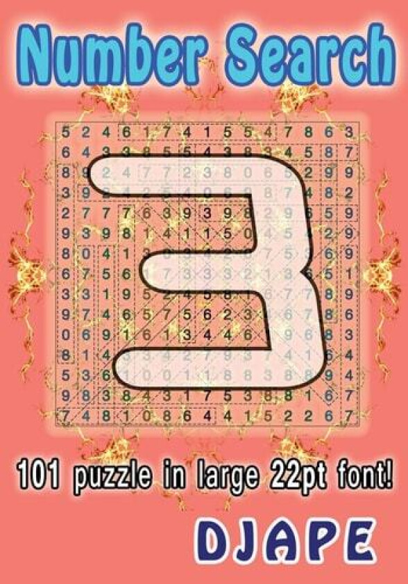 Number Search: 101 puzzle in large 22pt font! (Number Searches Books) av Djape (Paperback)
