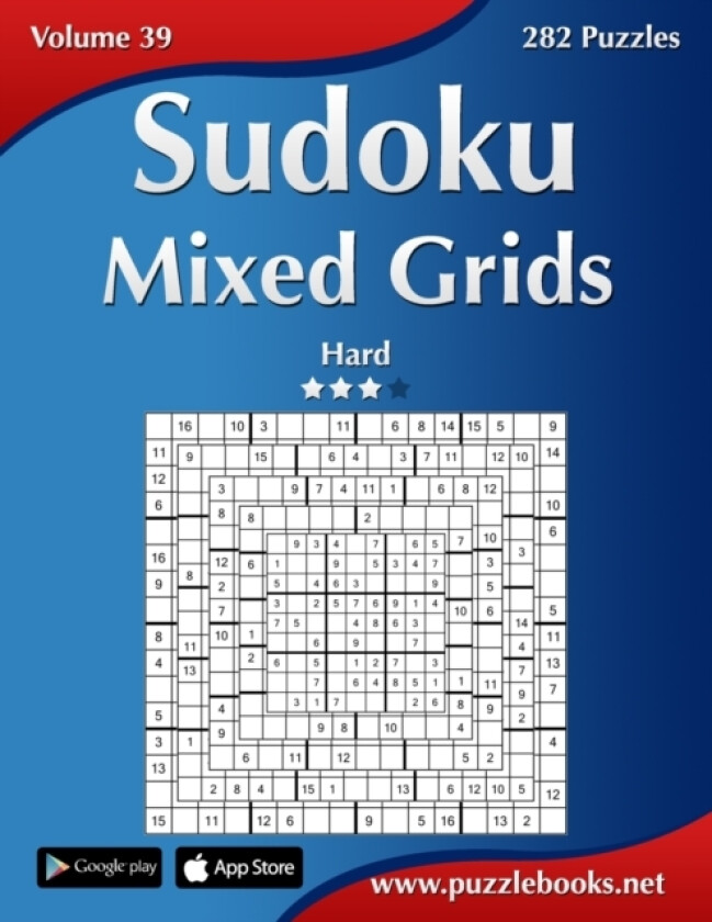 Sudoku Mixed Grids - Hard - Volume 39 - 282 Puzzles av Nick Snels (Paperback)