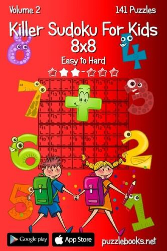 Killer Sudoku For Kids 8x8 - Easy to Hard - Volume 2 - 141 Puzzles av Nick Snels (Paperback)