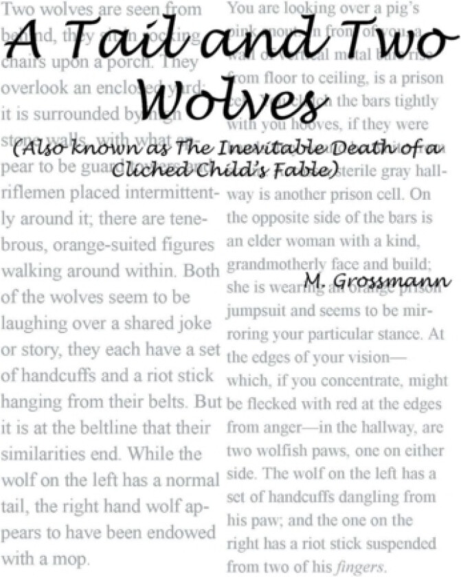 A Tail and Two Wolves av Micaiah Grossmann (Paperback)