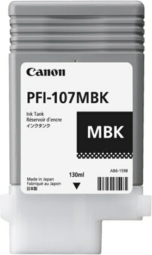 Blekk Matt Svart Pfi-107mbk