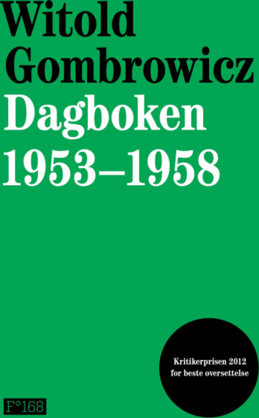 Dagboken 1953-1958 av Witold Gombrowicz