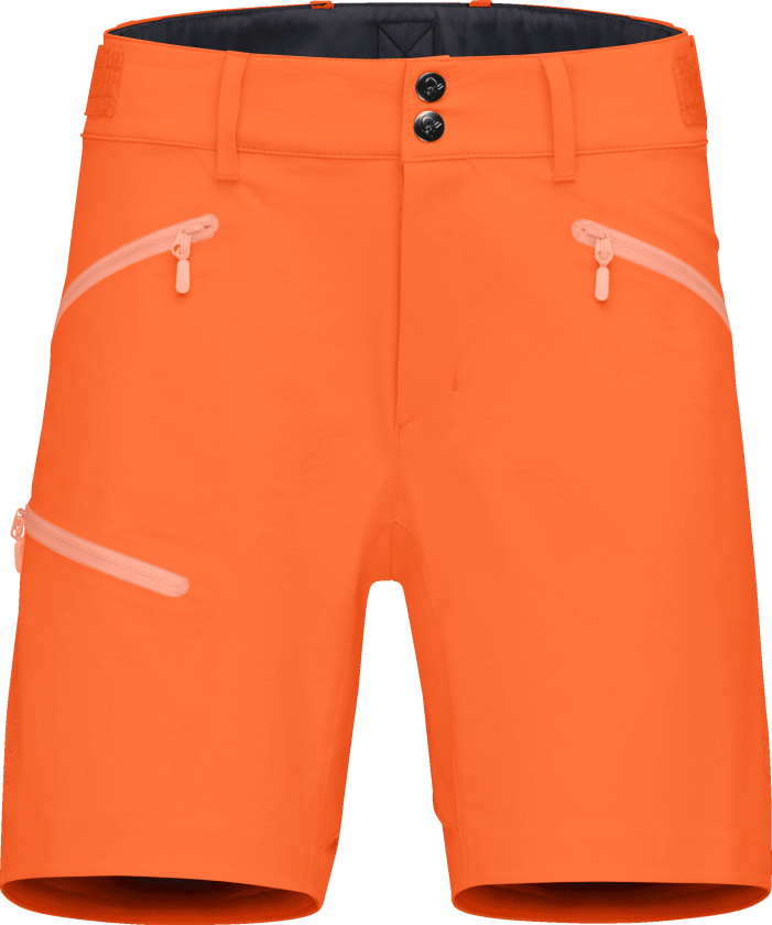 Women's Falketind Flex1 Shorts Orange Alert XS, Orange Alert