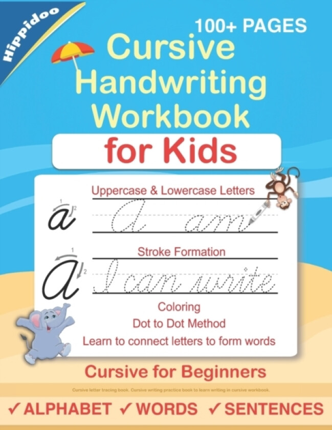 Cursive Handwriting Workbook For Kids av Hippidoo, Sujatha Lalgudi (Paperback)