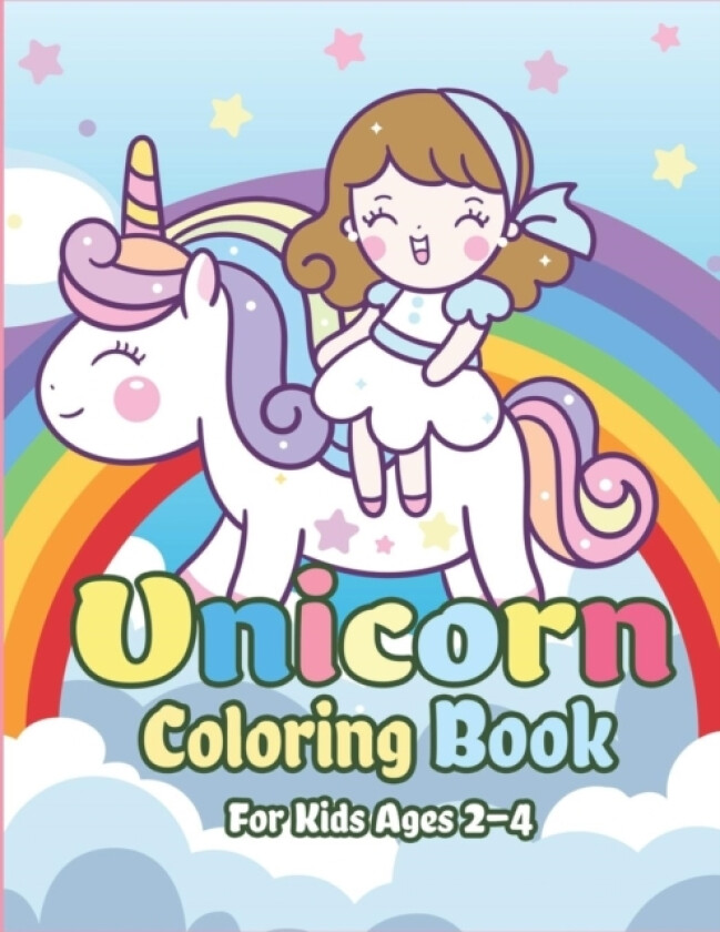 Unicorn Coloring Book for Kids Ages 2-4 av The Coloring Book Art Design Studio (Paperback)