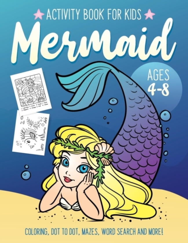 Mermaid Activity Book for Kids Ages 4-8 av Activity Rockstar (Paperback)