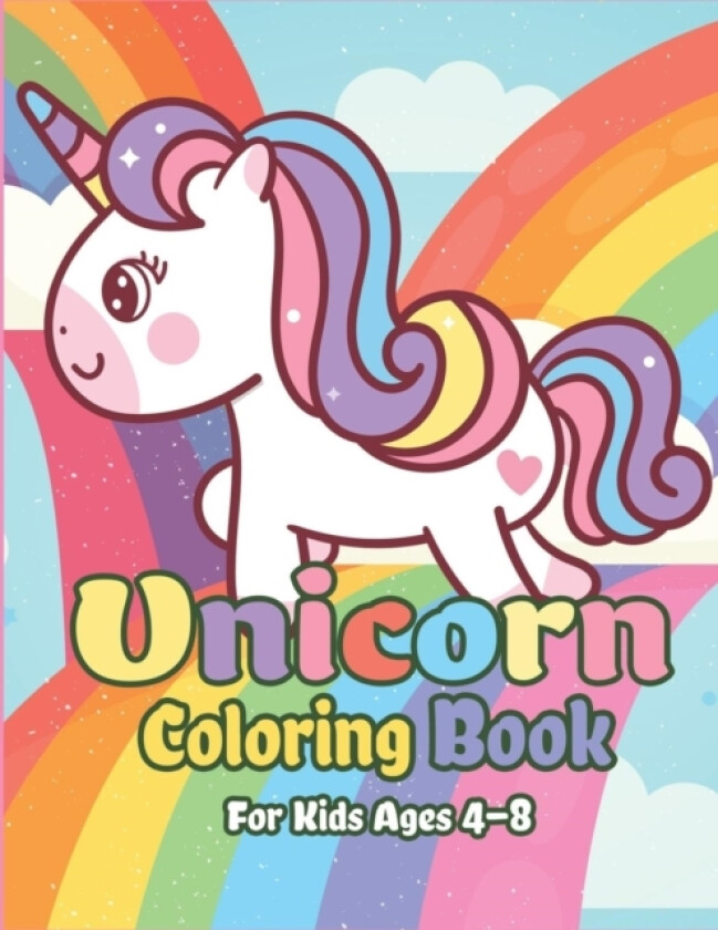 Unicorn Coloring Book for Kids Ages 4-8 av The Coloring Book Art Design Studio (Paperback)
