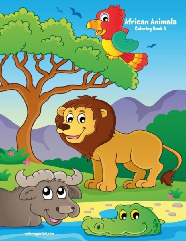 African Animals Coloring Book 5 av Nick Snels (Paperback)